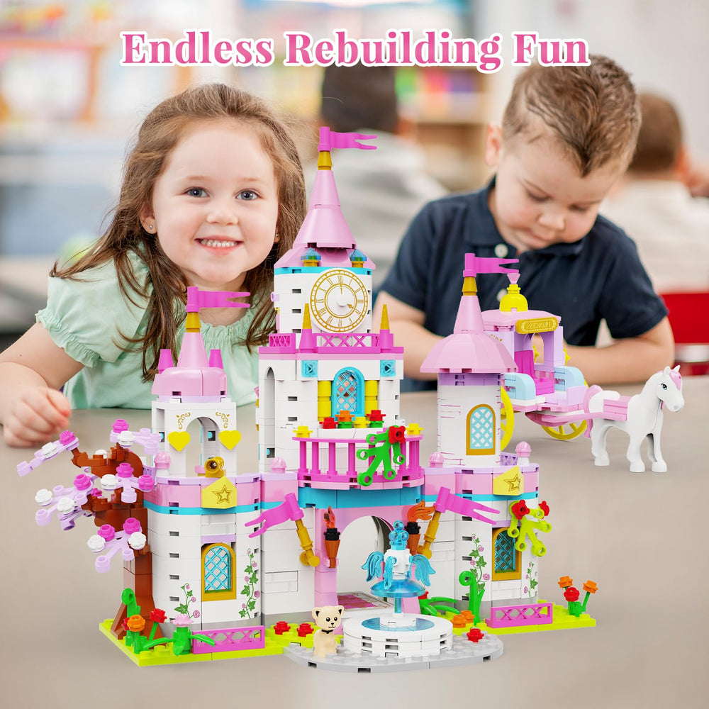 SDVWSF Princess Castle building bricks offer endless safe construction