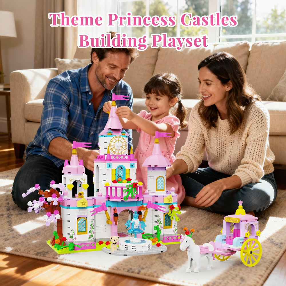 SDVWSF Princess Castle rotating fountain adds dynamic charm