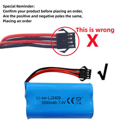 Sea Jump 7.4V 1200mAh battery for strong, steady power