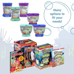Sea-Monkeys Instant Life growth and life cycle ready to observe; great for classroom demos.