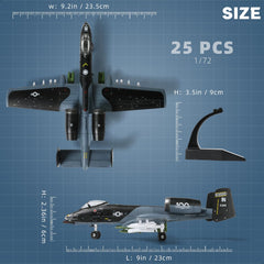 SEBUNAS A-10 model close-up demonstrates authentic paint details and textures.