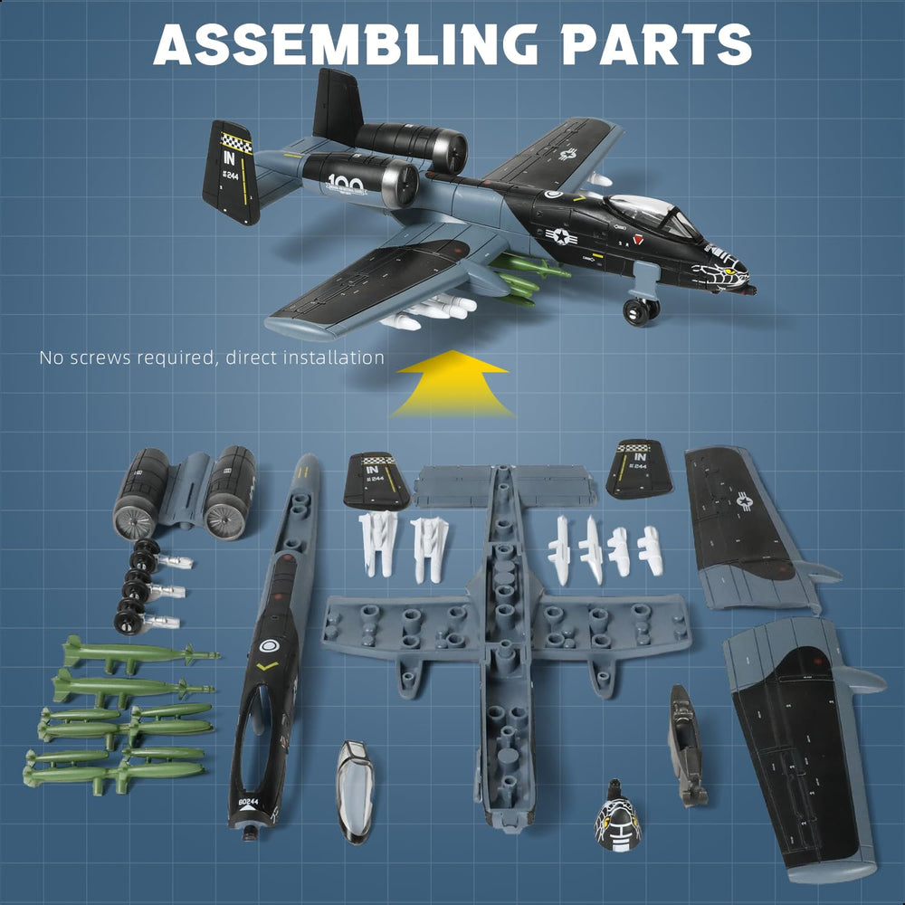SEBUNAS A-10 model with removable missiles emphasizes customization and realism.
