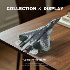 SEBUNAS SU-57 stand display showing sleek shelf presentation.