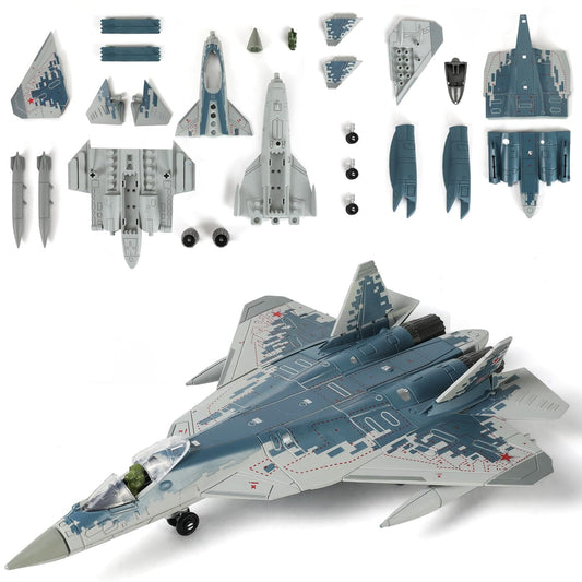 SEBUNAS 1/72 SU-57s model kit with true-to-scale details for collectors.