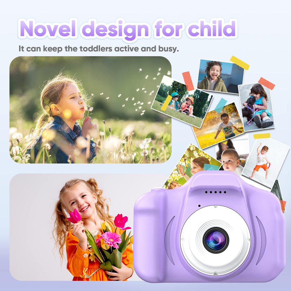 Seckton Upgrade Kids Selfie Camera 32GB SD card included for storage