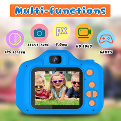 Seckton Upgrade Kids Selfie Camera back view for group shots and memories.