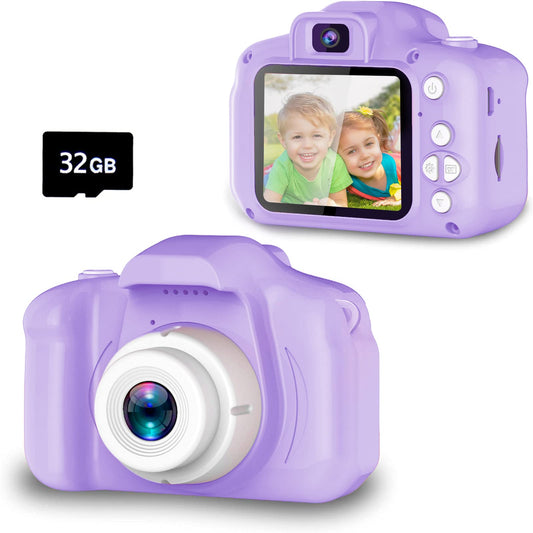 Seckton Upgrade Kids Selfie Camera front view showing kid-friendly design and color