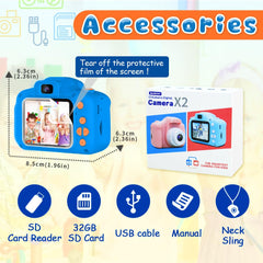 Seckton Upgrade Kids Selfie Camera safety features and shockproof shell.
