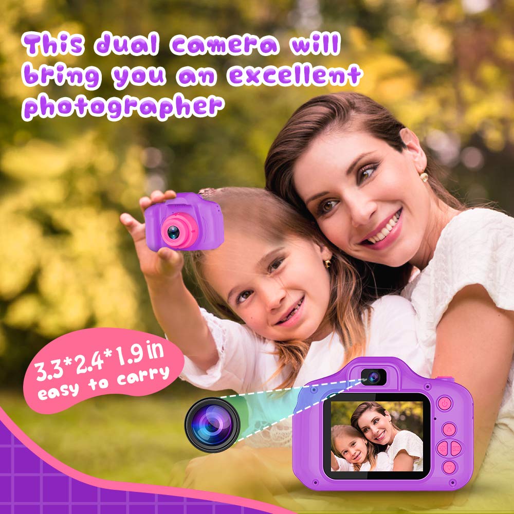 Seckton Upgrade Kids Selfie Camera side ports enable easy charging and data transfer on the go.