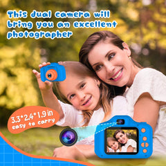Seckton Upgrade Kids Selfie Camera side view highlighting compact design.