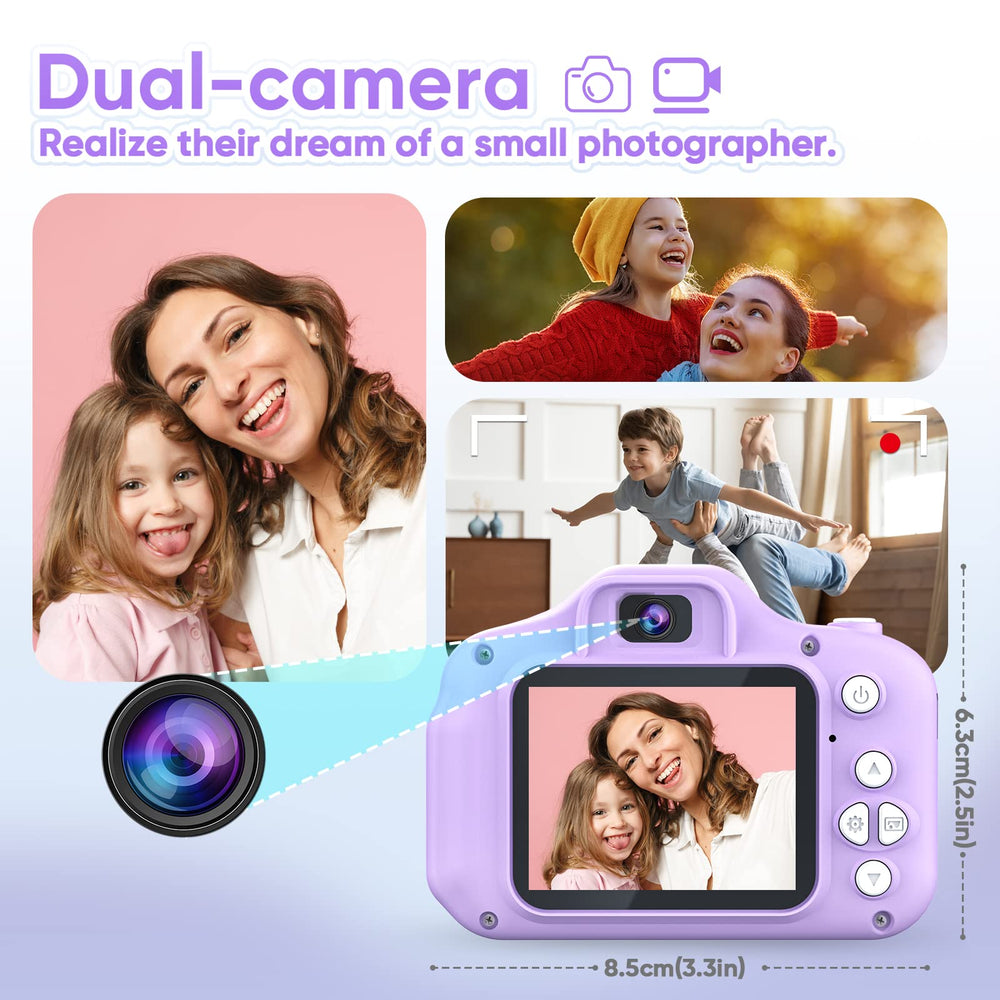 Seckton Upgrade Kids Selfie Camera video recorder feature captures playtime
