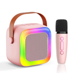 SECULEAD karaoke machine pink portable speaker for kids