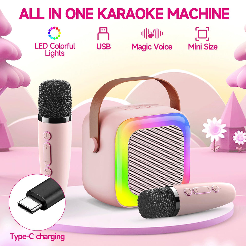 Seculead mini karaoke portable design for easy setup anywhere