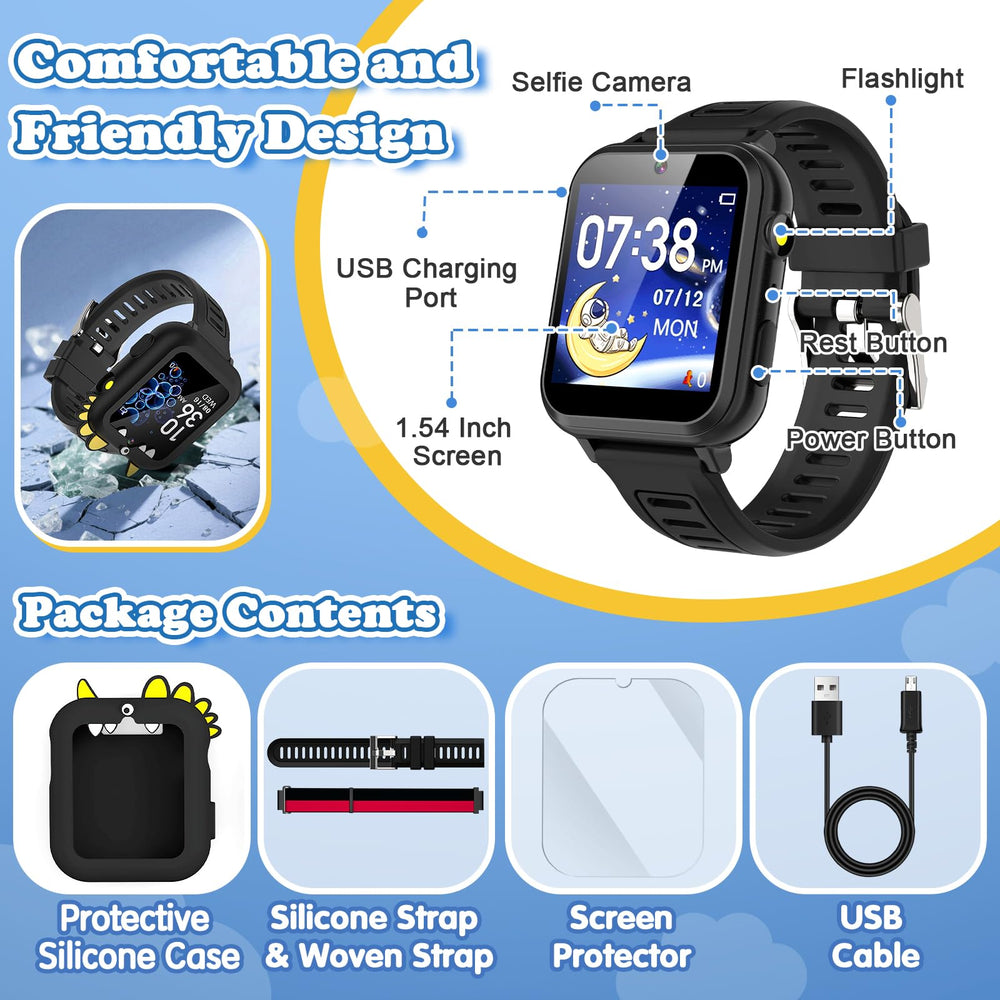 Sedzofan Kids Smart Watch video playback enables kid-friendly entertainment