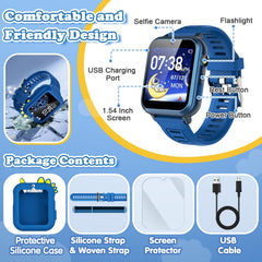 Sedzofan Kids Watch alarm settings help manage schedules and routines.