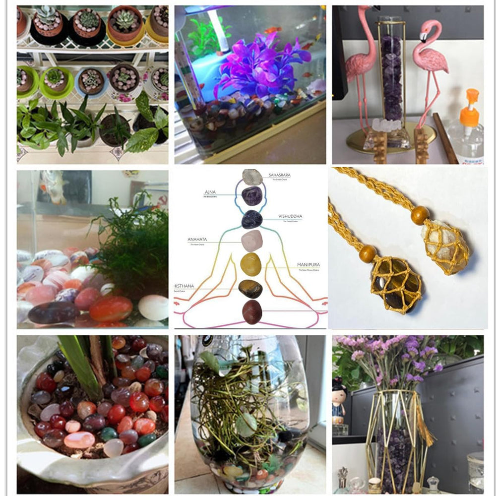 SeeuFun mixed crystal stones display suitable for classroom or home geology fun