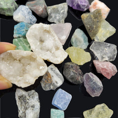 SeeuFun rose quartz tumbled chip supports calm focus during crafts and education