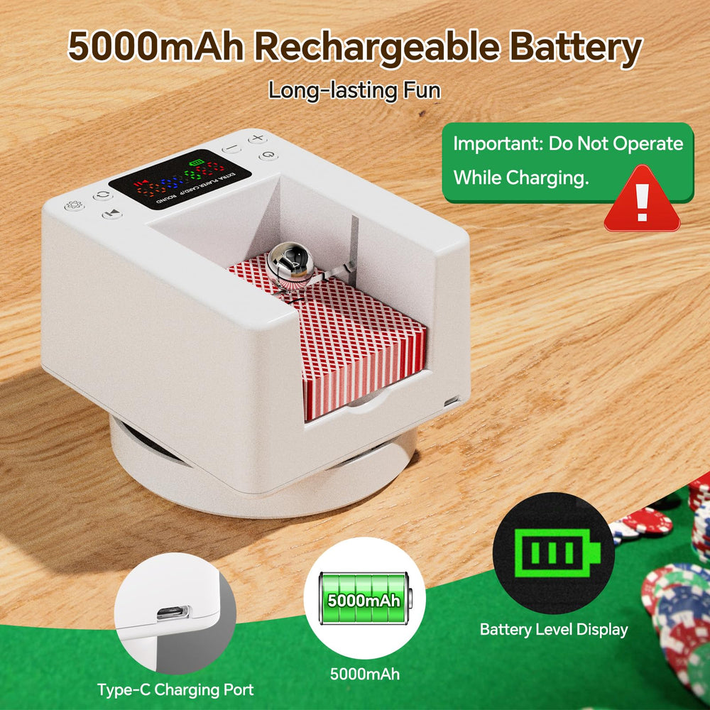 Seektain automatic card dealer compact design ideal for travel.
