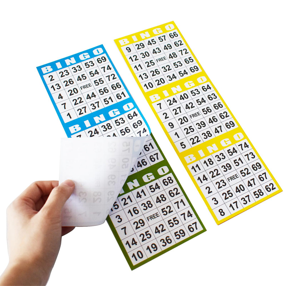 SEETOOOGAMES reusable option with bingo chips for repeated rounds