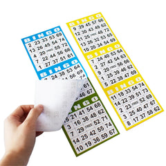 SEETOOOGAMES reusable option with bingo chips for repeated rounds