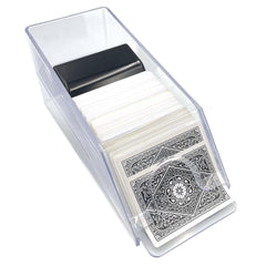 SEETOOOGAMES clear-deck capacity supports 1–4 decks for flexible home play