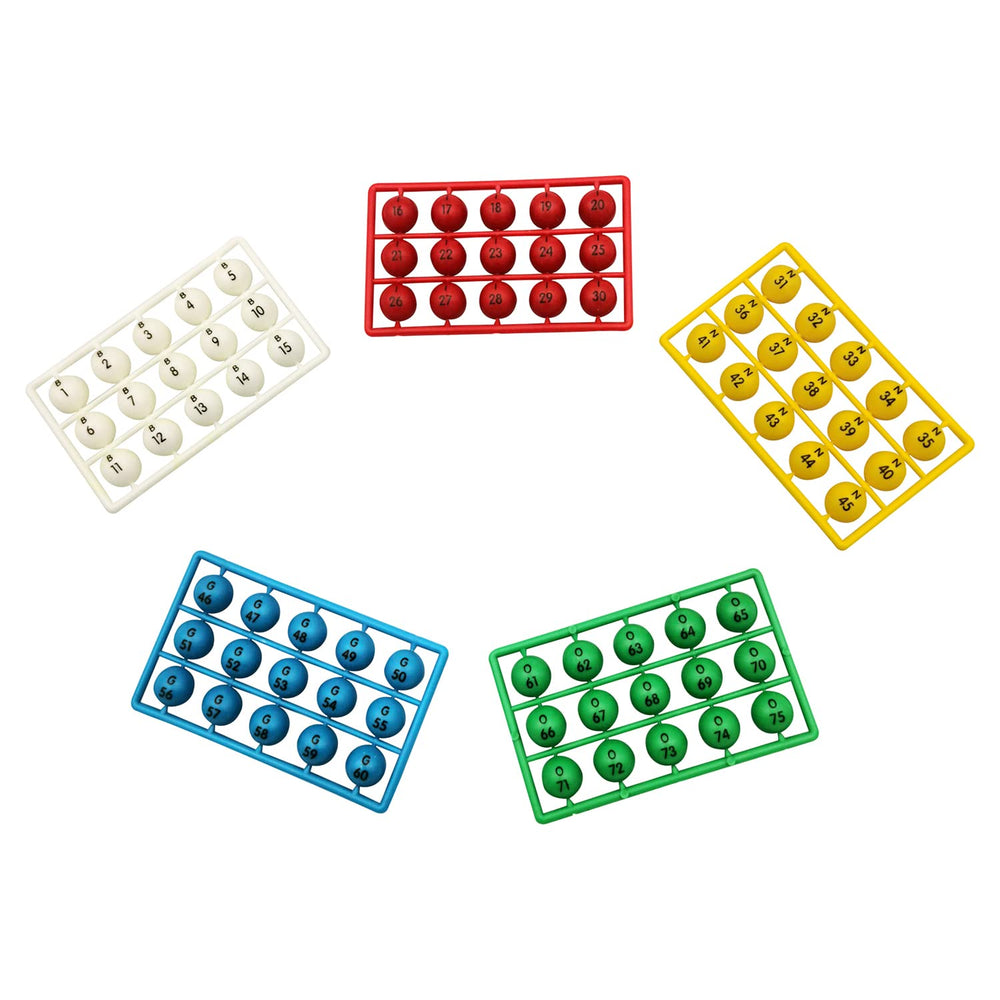 SEETOOOGAMES Deluxe Bingo cards 50 durable sheets for repeated play.