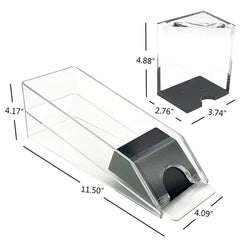 SEETOOOGAMES discard tray for 6-deck games keeps cards organized during play.