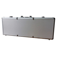 SEETOOOGAMES poker chip case front view showing durable aluminum frame for protection