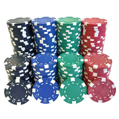 SEETOOOGAMES red 11.5g poker chip for home games.