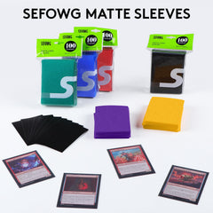 SEFOWG six-pack of sleeves for practical gifting to players and collectors