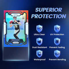 SEFOWG crystal-clear sleeves showcase card designs without removal