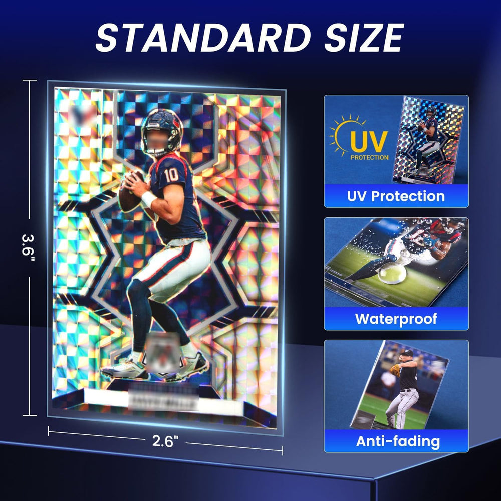 SEFOWG standard 66x91mm sleeves fit standard trading and sports cards