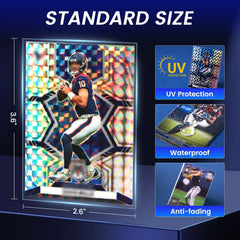 SEFOWG standard 66x91mm sleeves fit standard trading and sports cards
