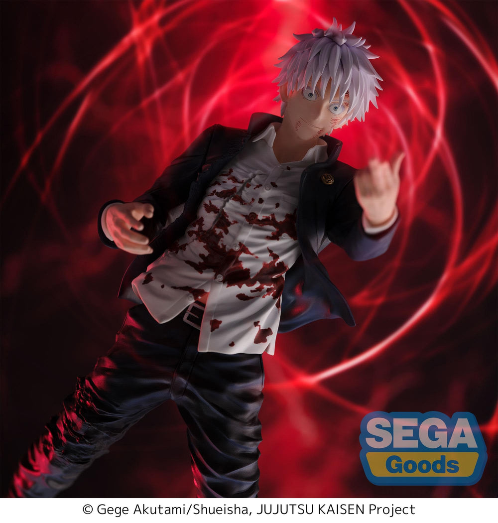 SEGA Satoru Gojo figure ritual aura adds visual impact to display.