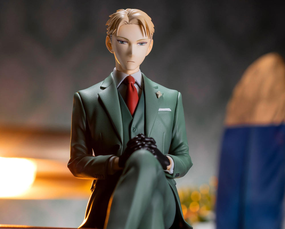 Detailed Loid Forger sculpt with accurate paints for display quality.