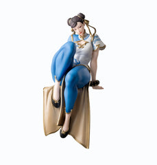 SEGA Chun-Li perching figure front view for a dynamic desk display.