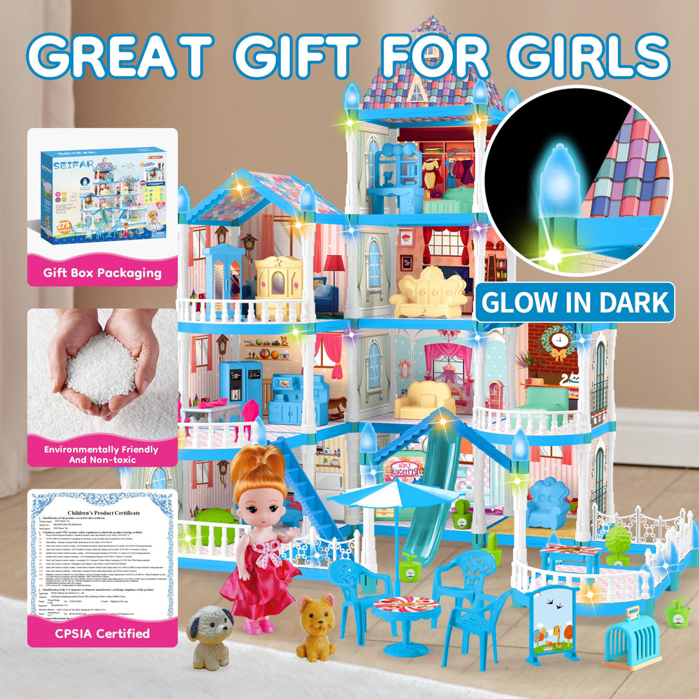 Seifar doll house living room setup for creative storytelling.