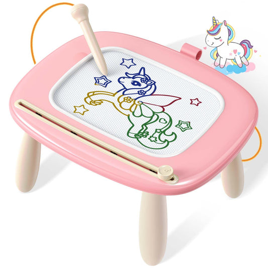 Seimome magnetic drawing board for toddlers encourages creative doodling.