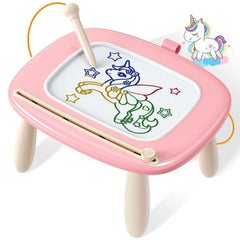 Seimome magnetic drawing board for toddlers encourages creative doodling.