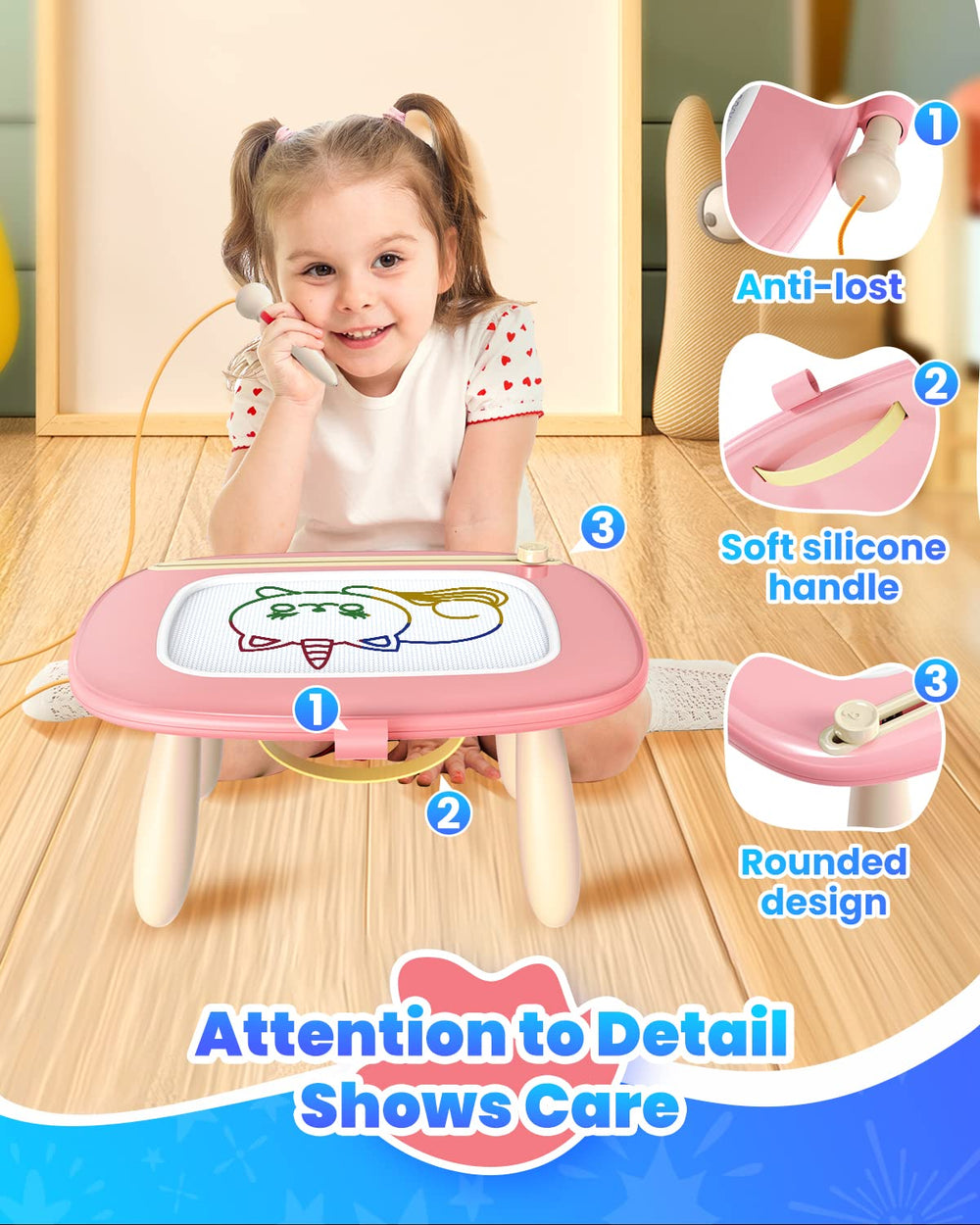 Seimome eco-friendly ABS plastic keeps playtime safe.