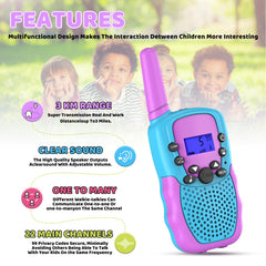 Selieve kids walkie talkies on table display for family play