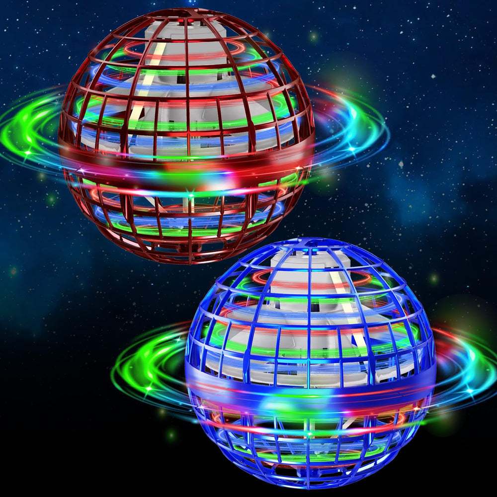 semai flying orb ball toy with led glow for vivid night flights.