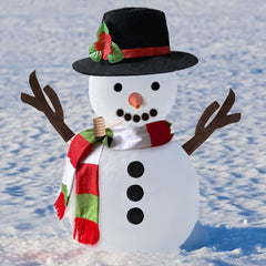 SEMETOR snowman kit mouth pegs offer expressive smiles for snow friends
