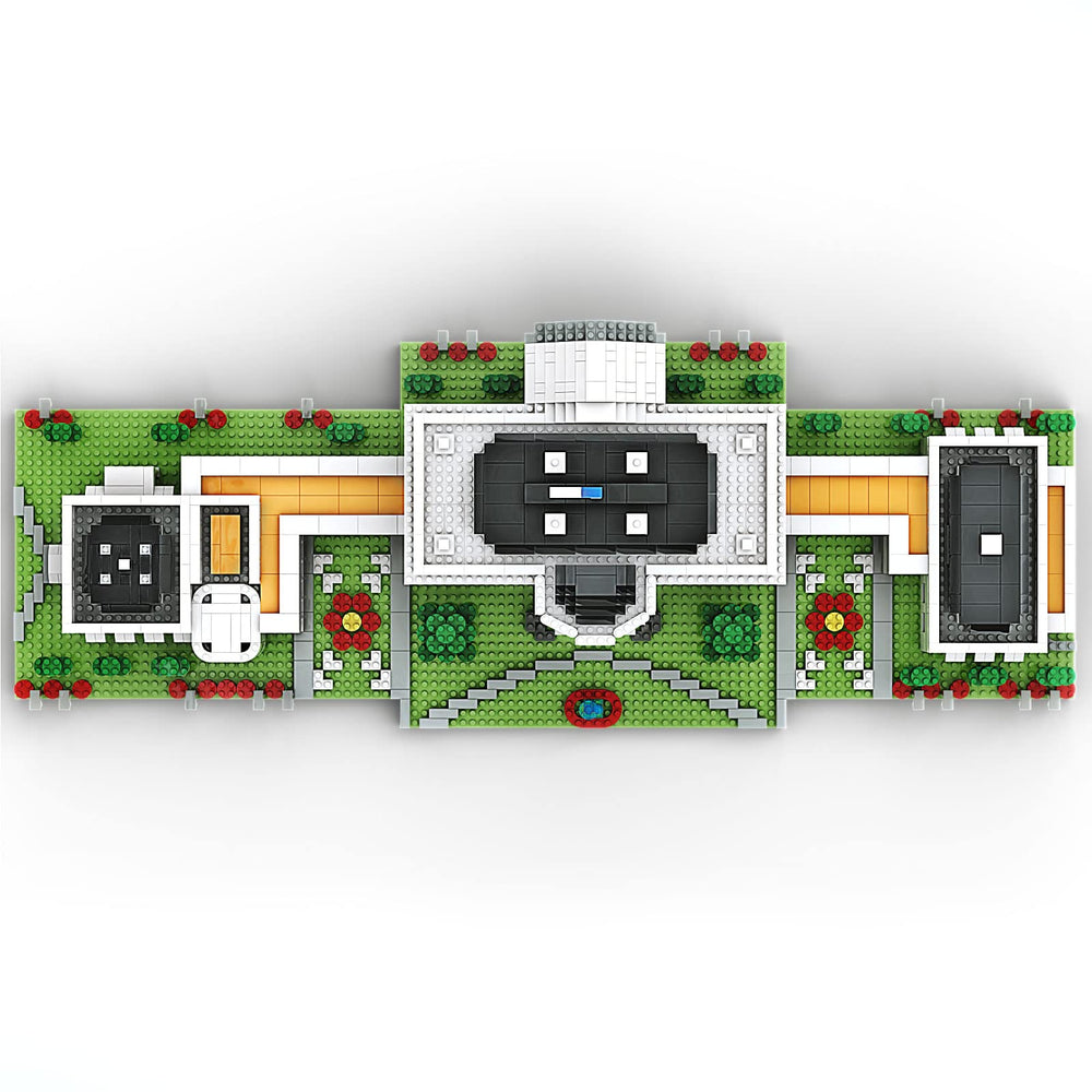 SEMKY White House micro mini blocks detailed facade adds realism.