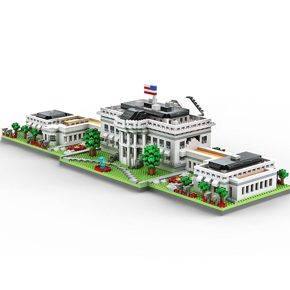 SEMKY White House micro mini blocks main body for a striking display piece.