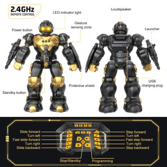 Semour Gesture Sensing RC Robot Toy, programmed actions, sparks creativity and sequencing.