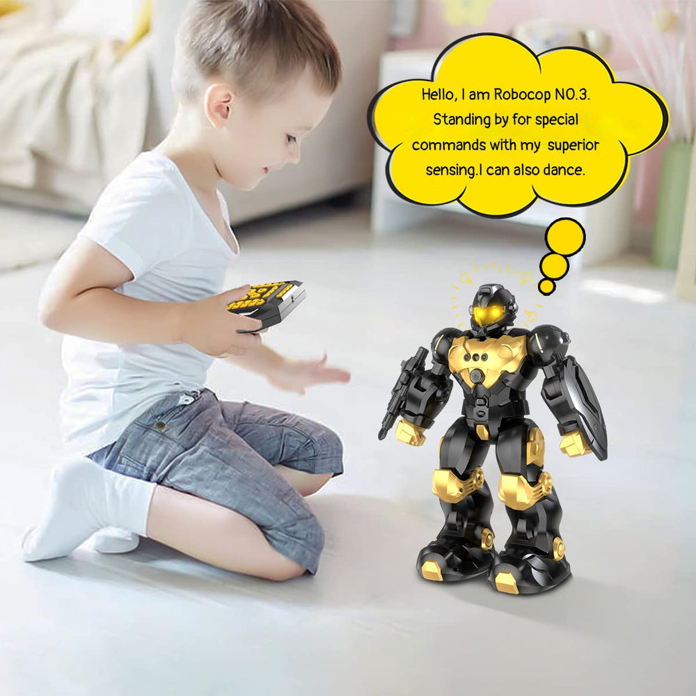 Semour Gesture Sensing RC Robot Toy, rechargeable battery, quick charging and longer play.
