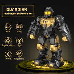 Semour Gesture Sensing RC Robot Toy, performing walking movement, encourages exploration.