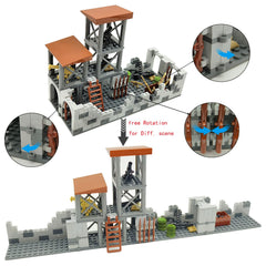 Sendhjurf weapons and accessories set to spark imaginative battles with mini figures.