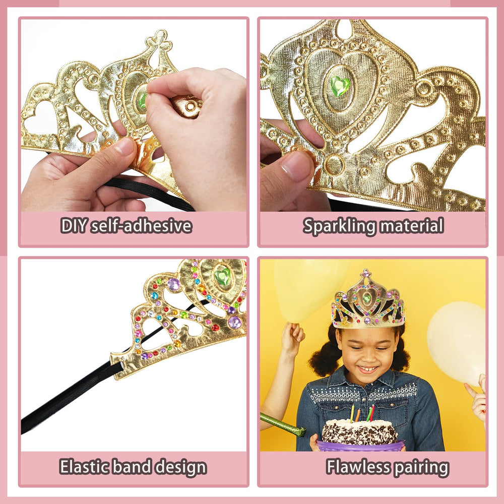 SENONAPO gem sticker sheets to customize crowns with sparkling details.